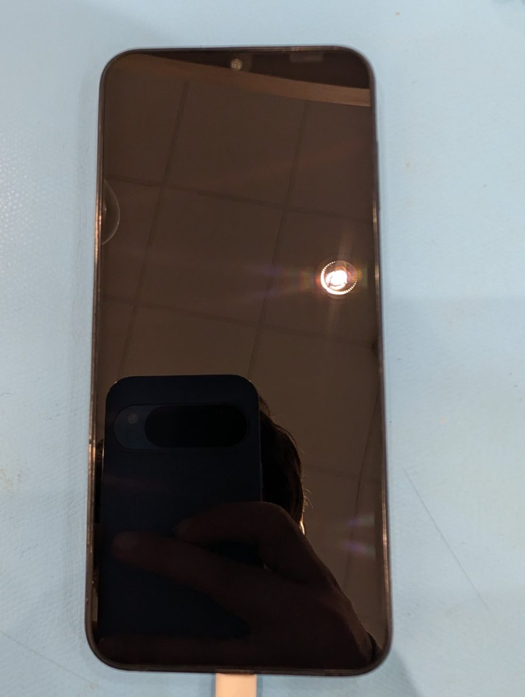 Après réparation Samsung Galaxy A14 — Écran neuf posé et fonctionnel